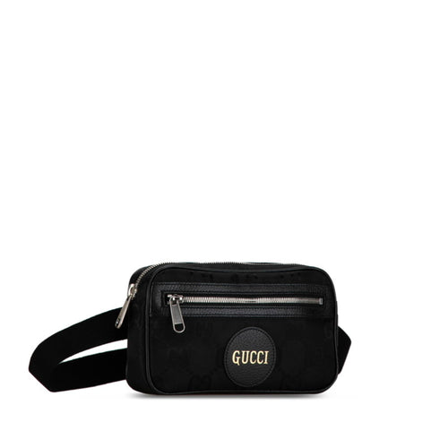 Gucci Black Nylon Leather Fanny Pack (Pre-Owned)