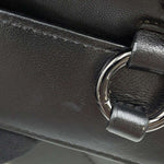 Valentino Garavani Black Leather Shoulder Bag (Pre-Owned)