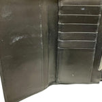 Salvatore Ferragamo Black Leather Long Wallet (Bi-Fold) (Pre-Owned)