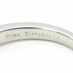 Tiffany Platinum Platinum 950 Band Ring (Pre-Owned)