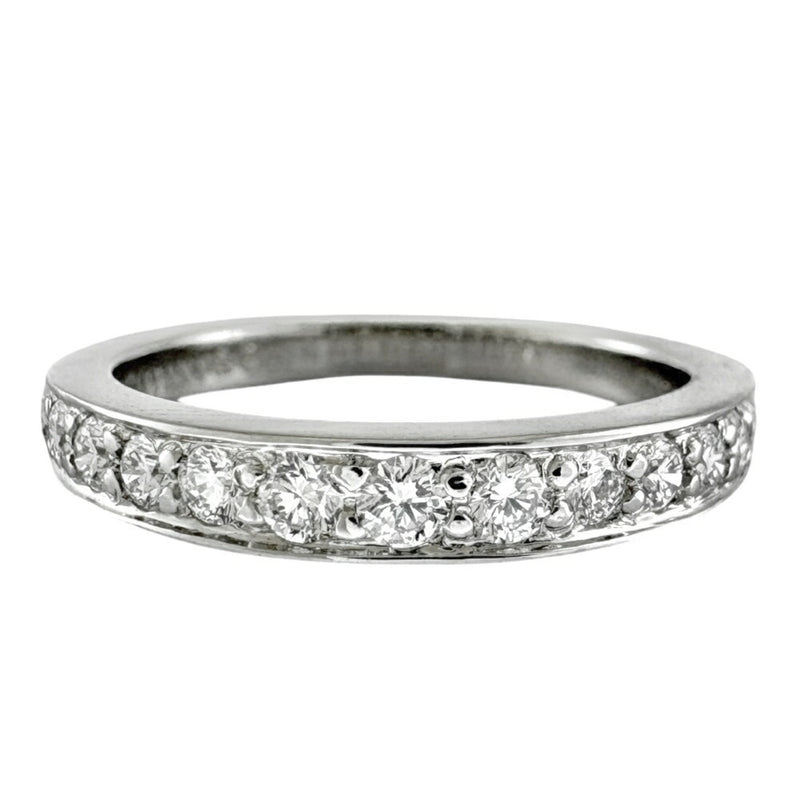 Tiffany Silver Platinum Band Ring (Pre-Owned)