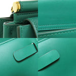 Unspecified Green Leather Handbag (Pre-Owned)