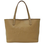 Bvlgari Beige Leather Tote Bag (Pre-Owned)