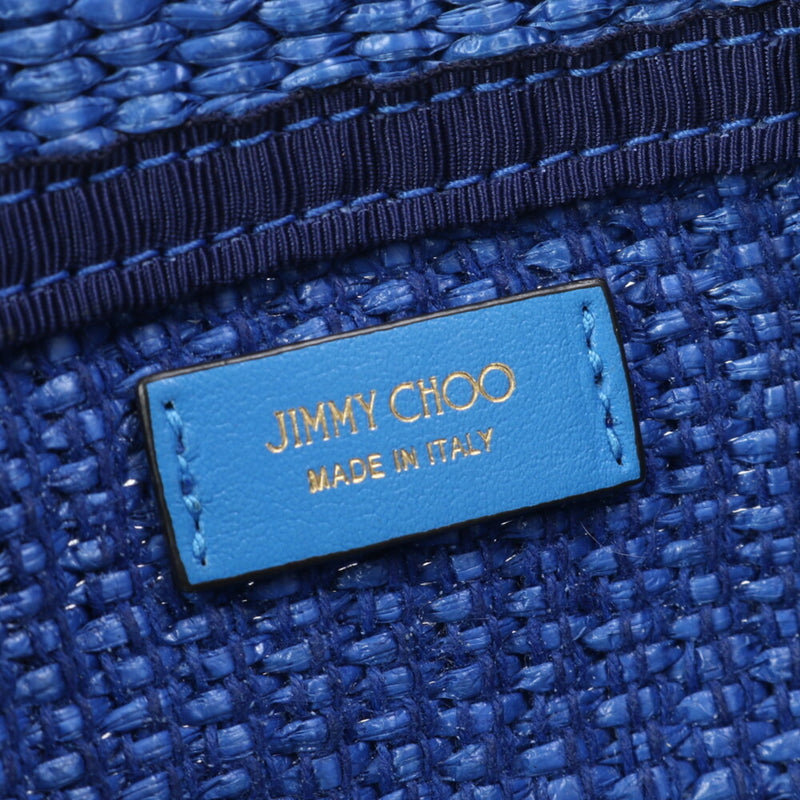 Jimmy Choo Blue Leather Shoulder Bag (Pre-Owned)