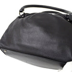 Salvatore Ferragamo Black Leather Shoulder Bag Tote Bag (Pre-Owned)