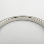 Cartier Clear Platinum 950 Band Ring (Pre-Owned)