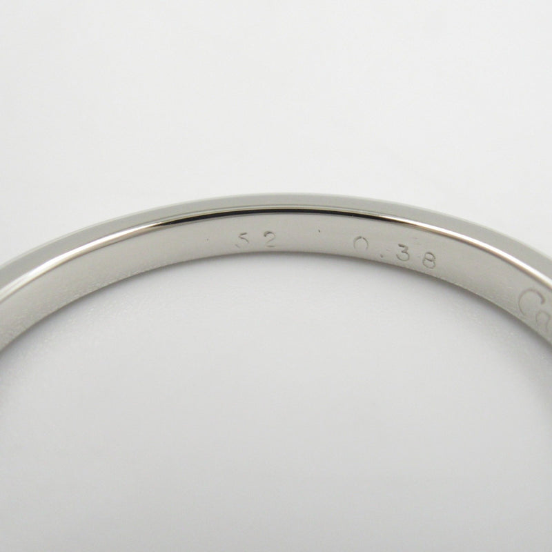 Cartier Clear Platinum 950 Band Ring (Pre-Owned)