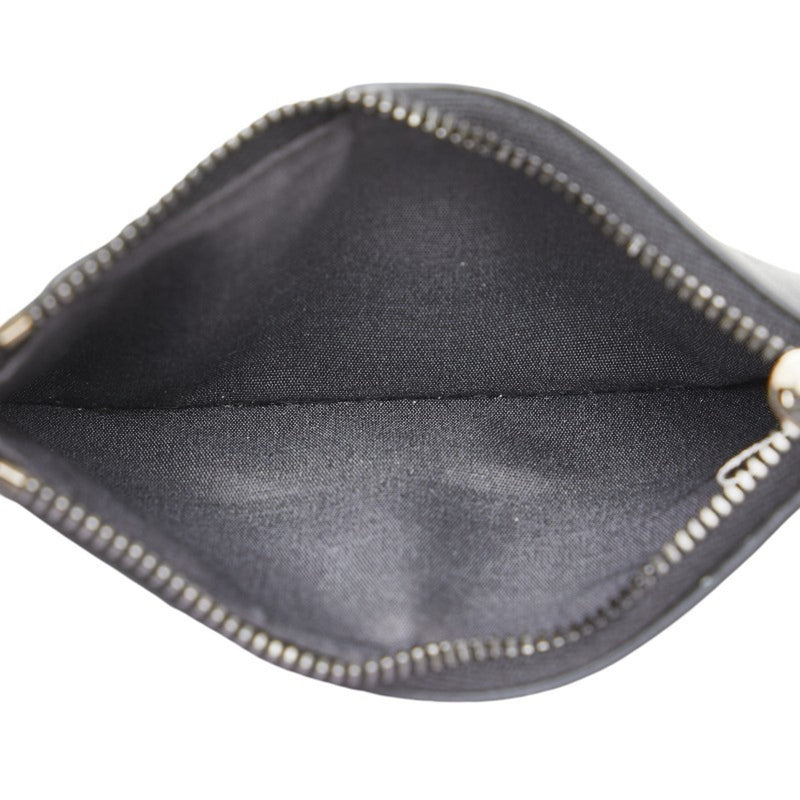 Jimmy Choo Black Leather Coin Purse/Coin Case (Pre-Owned)