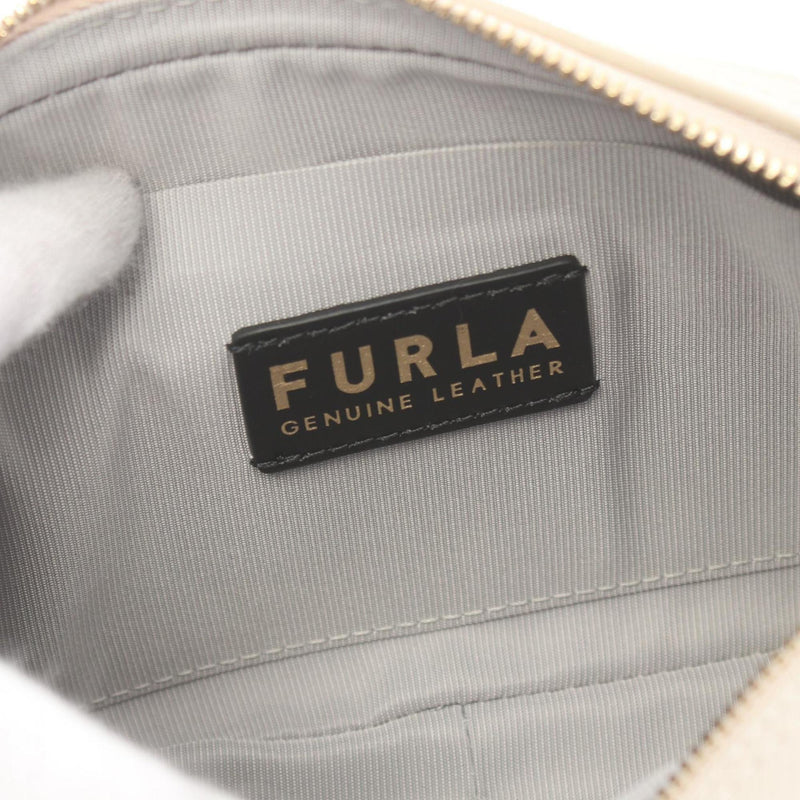 Furla Beige Leather Shoulder Bag (Pre-Owned)