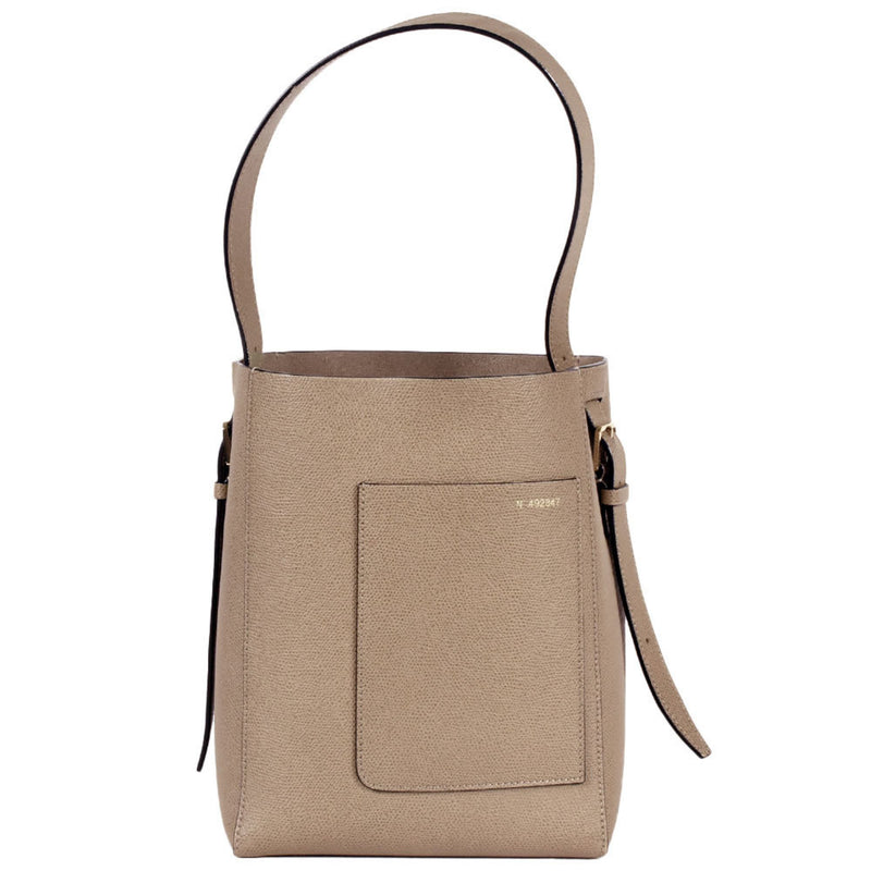 Valextra Beige Leather Handbag (Pre-Owned)