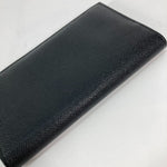 Bvlgari Black Leather Long Wallet (Bi-Fold) (Pre-Owned)