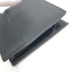 Bvlgari Black Leather Wallet (Bi-Fold) (Pre-Owned)