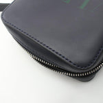 Valentino Garavani Green Navy Leather Shoulder Bag (Pre-Owned)