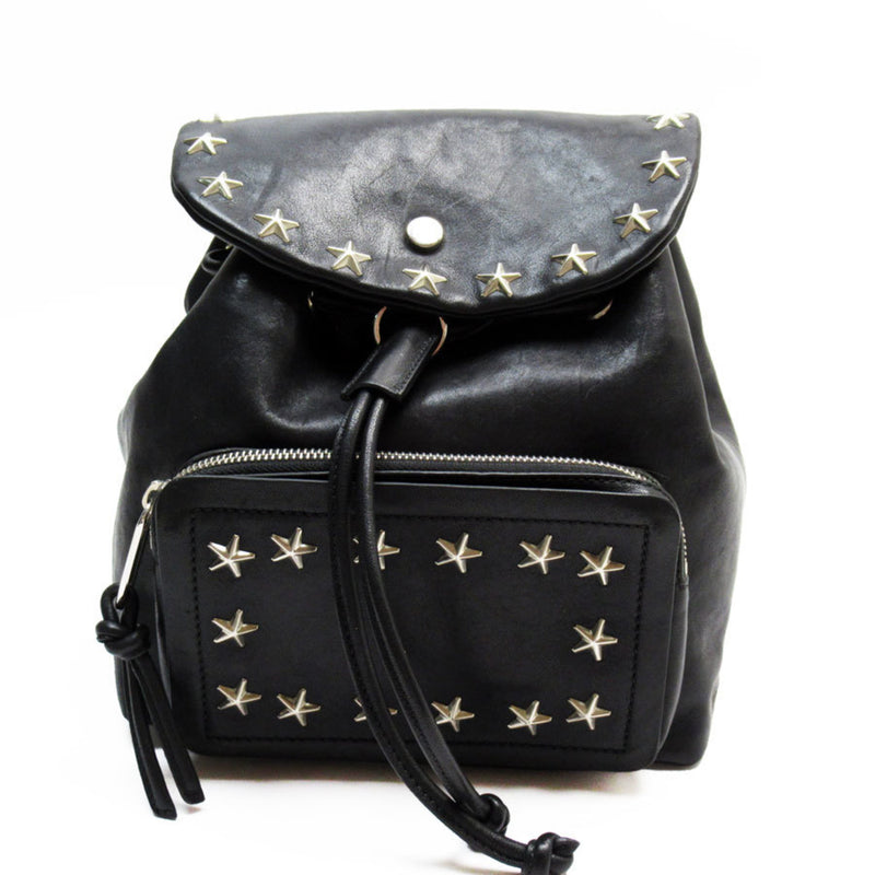 Jimmy Choo Black Leather Backpack (Pre-Owned)