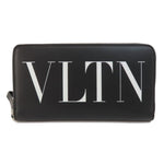 Valentino Garavani Black Leather Long Wallet (Bi-Fold) (Pre-Owned)