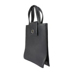 Bvlgari Bvlgari Bvlgari Black Leather Handbag Shoulder Bag Tote Bag (Pre-Owned)