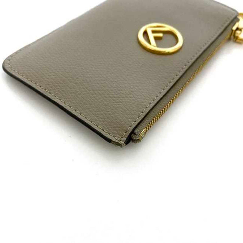 Fendi Beige Leather Wallet (Bi-Fold) (Pre-Owned)