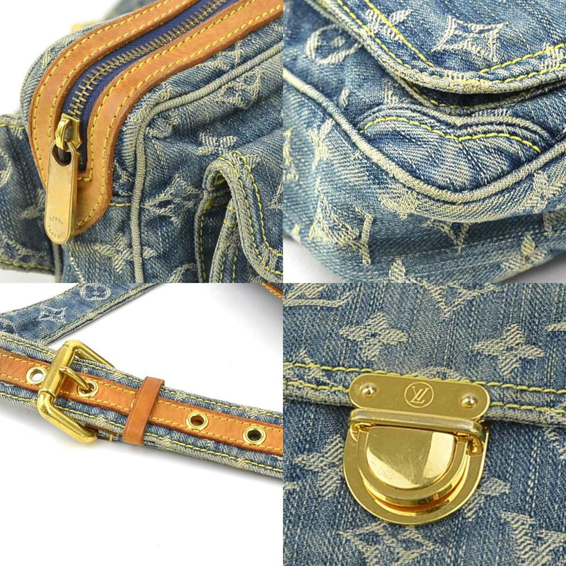 Louis Vuitton Blue Monogram Denim Fanny Pack (Pre-Owned)