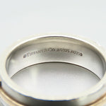 Tiffany Silver Silver 925 Yellow Gold (18K) Band Ring (Pre-Owned)