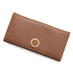 Bvlgari Brown Leather Long Wallet (Bi-Fold) (Pre-Owned)