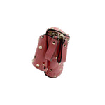 Valentino Garavani Pink Metal Leather Fanny Pack (Pre-Owned)