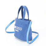 Jimmy Choo Blue Leather Shoulder Bag (Pre-Owned)