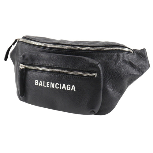 Balenciaga Black Leather Fanny Pack (Pre-Owned)