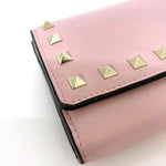 Valentino Garavani Pink Leather Long Wallet (Bi-Fold) (Pre-Owned)