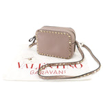 Valentino Garavani Beige Leather Shoulder Bag (Pre-Owned)