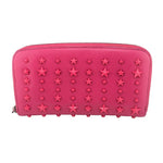 Jimmy Choo Pink Leather Long Wallet (Bi-Fold) (Pre-Owned)