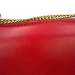 Valentino Garavani Red Color Leather Shoulder Bag (Pre-Owned)