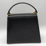 Salvatore Ferragamo Black Leather Handbag (Pre-Owned)