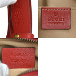 Gucci Red Color Leather Fanny Pack (Pre-Owned)