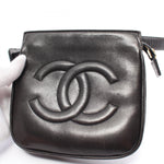 Chanel Black Leather Fanny Pack (Pre-Owned)