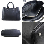 Bvlgari Black Leather Handbag (Pre-Owned)