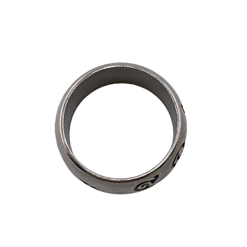 Bvlgari Silver Silver 925 Band Ring (Pre-Owned)