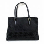 Fendi Black Canvas Handbag (Pre-Owned)