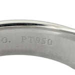 Tiffany Silver Platinum 950 Band Ring (Pre-Owned)