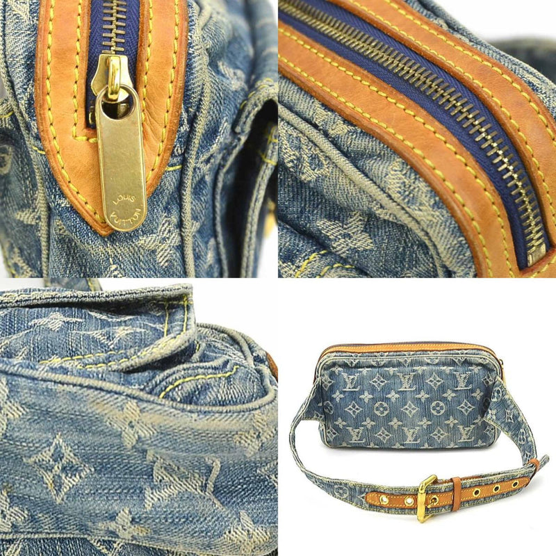 Louis Vuitton Blue Monogram Denim Fanny Pack (Pre-Owned)