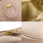 Salvatore Ferragamo Beige Leather Shoulder Bag (Pre-Owned)