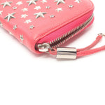 Jimmy Choo Pink Leather Long Wallet (Bi-Fold) (Pre-Owned)