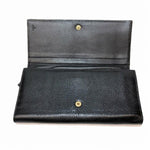 Fendi Black Leather Coin Purse/Coin Case (Pre-Owned)