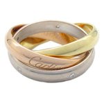 Cartier Gold Silver Pink Gold (18K) White Gold (18K) Yellow Gold (18K) Band Ring (Pre-Owned)