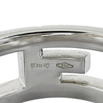 Gucci Silver White Gold (18K) Band Ring (Pre-Owned)