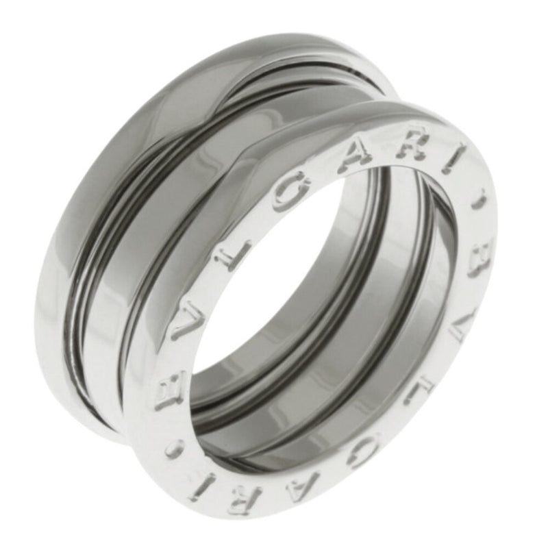 Bvlgari Silver White Gold (18K) Band Ring (Pre-Owned)