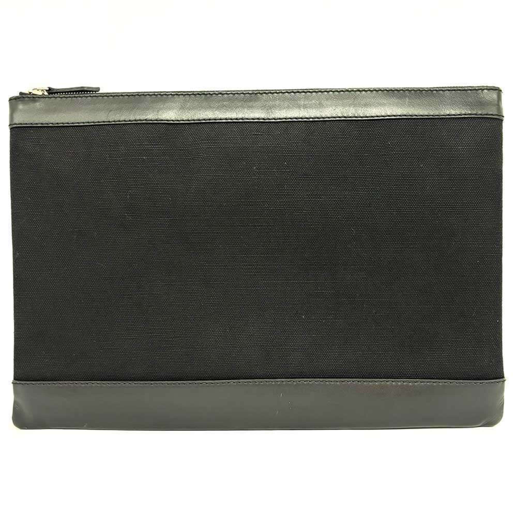 Balenciaga Black Canvas Clutch Bag (Pre-Owned)