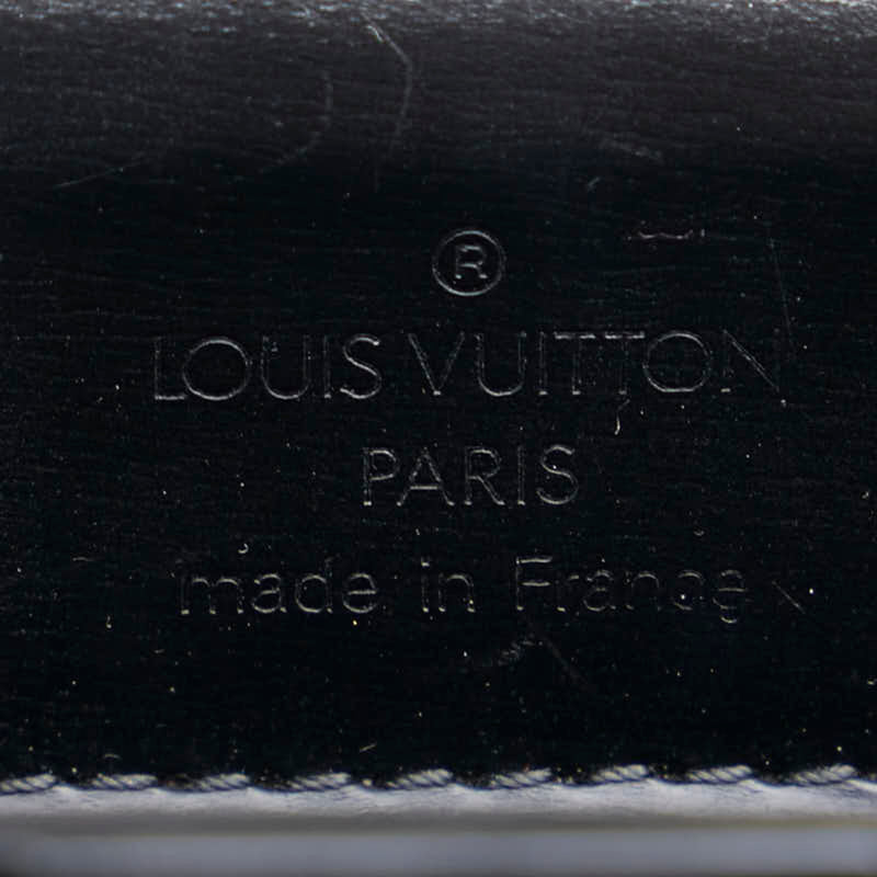 Louis Vuitton Black Noir Leather Fanny Pack (Pre-Owned)