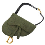 Christian Dior Khaki Canvas Fanny Pack Saddle Bag (Pre-Owned)