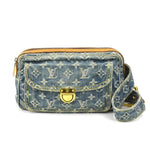 Louis Vuitton Blue Monogram Denim Fanny Pack (Pre-Owned)