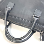 Versace Black Cloth Briefcase (Pre-Owned)